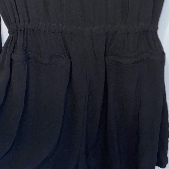 Enzo Costa | Romper Drawstring Chest Pockets Black - Picture 11 of 16
